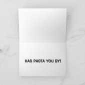 Ein weiteres Jahr hat Pasta Sie vorbei! Karte (Innenseite)