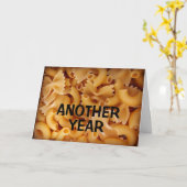 Ein weiteres Jahr hat Pasta Sie vorbei! Karte (Gelbe Blume)