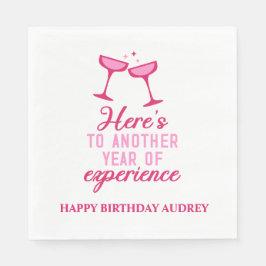 Ein weiteres Jahr Personalisierter Geburtstag Serviette