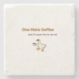 Ein weiteres Kaffee-Enten-Design Steinuntersetzer