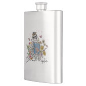 Ein weiteres Kapitel Blumenskelett Flachmann (Links)