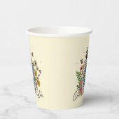 Ein weiteres Kapitel Blumenskelett Pappbecher (Links)