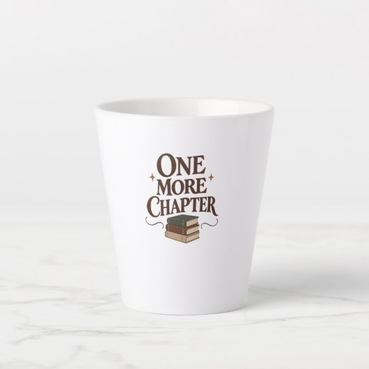 Ein weiteres Kapitel - Book Lover Reading Tee Milchtasse (Vorderseite)