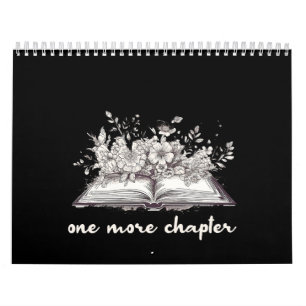 Ein weiteres Kapitel Buch mit Blumen  Kalender
