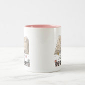 "Ein weiteres Kapitel" Buchpreisangebot Zweifarbige Tasse (Mittel)