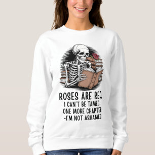 Ein weiteres Kapitel - Lustiger Skelett-Buchliebha Sweatshirt
