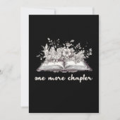 Ein weiteres Kapitel mit Blume Einladung (Vorderseite)