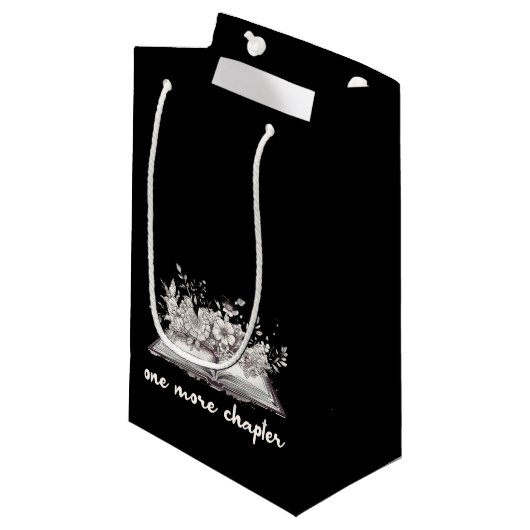 Ein weiteres Kapitel mit Blume Kleine Geschenktüte (Vorderseite Schrägansicht)