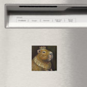 Ein weiteres lustiges Capybara Portrait Magnet (In Situ (Geschirrspüler))