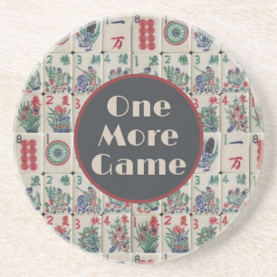 Ein weiteres Mahjong-Spiel-Muster Getränkeuntersetzer