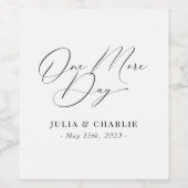 Ein weiteres Mal Probe Abendessen Weinflasche Etik Weinetikett (Einzelnes Label)