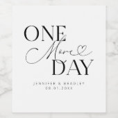 Ein weiteres Mal Probe Dinner Weiß Weinetikett (Einzelnes Label)