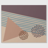 Ein weiteres modernes Abstraktes Mittelalter Geschenkpapier (Flach)