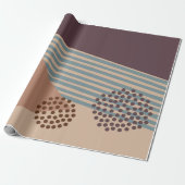 Ein weiteres modernes Abstraktes Mittelalter Geschenkpapier (Ungerollt)