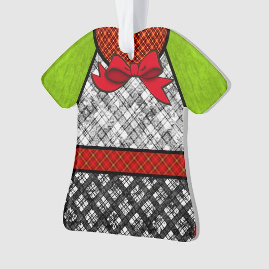 Ein weiteres Personalisiertes Acrylschmuckstück mi Ornament (Vorderseite)