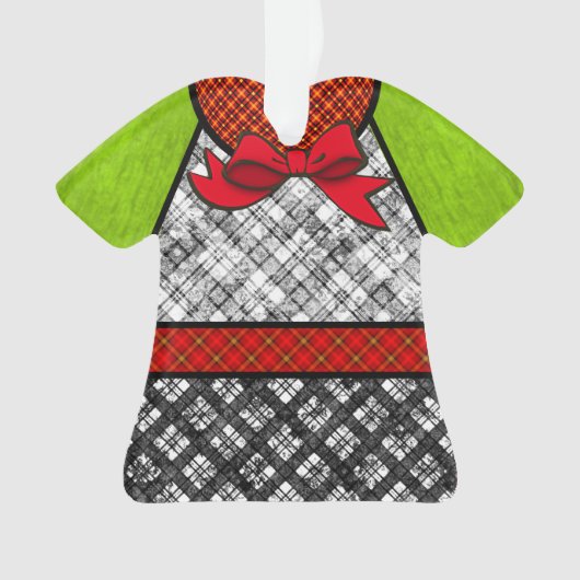 Ein weiteres Personalisiertes Acrylschmuckstück mi Ornament (Vorderseite)