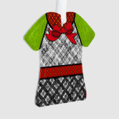 Ein weiteres Personalisiertes Acrylschmuckstück mi Ornament (Vorderseite)