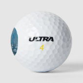 Ein weiteres Regentag Golfball (Logo)