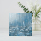 Ein weiteres Regentag Hinweiskarte (Stehend Vorderseite)