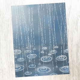 Ein weiteres Regentag Postkarte