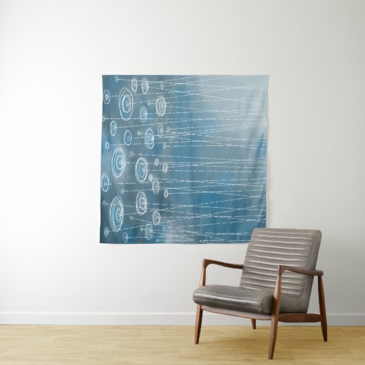 Ein weiteres Regentag Wandteppich (Beispiel (Horizontal))