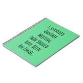 Ein weiteres Treffen Notizblock (Linke Seite)