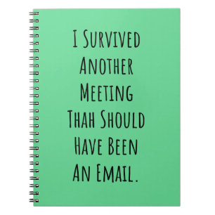 Ein weiteres Treffen Notizblock