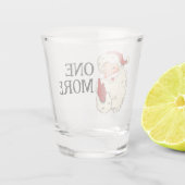 EIN WEITERES Vintages Retro Jolly Weihnachten Schnapsglas (Rückseite)