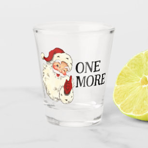 EIN WEITERES Vintages Retro Jolly Weihnachten Schnapsglas