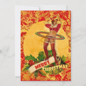 Ein weiteres Weihnachtsfest-Button Feiertagskarte (Vorderseite)
