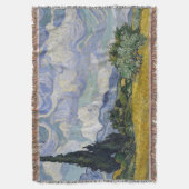 Ein Weizenfeld mit Zypressen Van Gogh Decke (Vorderseite Vertikal)