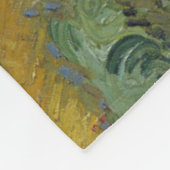 Ein Weizenfeld mit Zypressen Van Gogh Fleecedecke (Ecke)