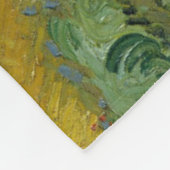 Ein Weizenfeld mit Zypressen Van Gogh Fleecedecke (Ecke)