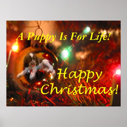 Ein Welpe ist fürs Leben! Poster (Vorne)