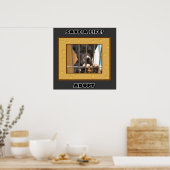 Ein Welpenposter adoptiert Poster (Küche)