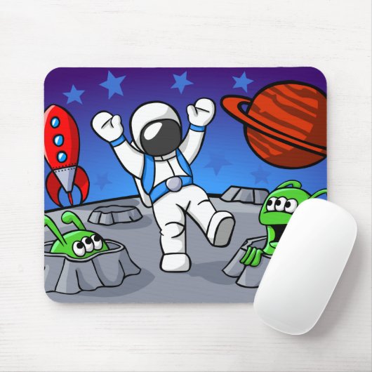 Ein Weltraum-Abenteuer Mousepad (Mit Mouse)
