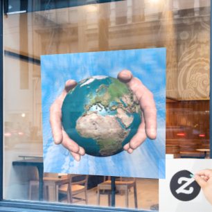 Ein Weltwall-Decal Fensteraufkleber