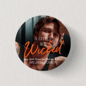 Ein wenig abgedroschener Knopf Button (Vorderseite)