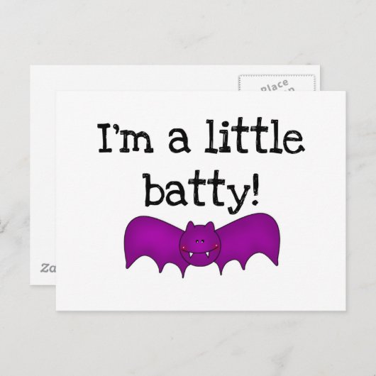 Ein wenig böse Halloween-T - Shirt und Geschenke Postkarte (Vorne/Hinten)