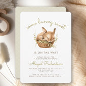 Ein wenig Bunny Sweet Neutral Baby Dusche Einladung