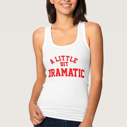 Ein wenig dramatisch schlanker Racerback Tank oben (Vorderseite)