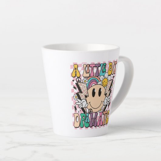 Ein wenig dramatisches, lustiges Groovy-Sprichwort Milchtasse (Rechte Ecke)