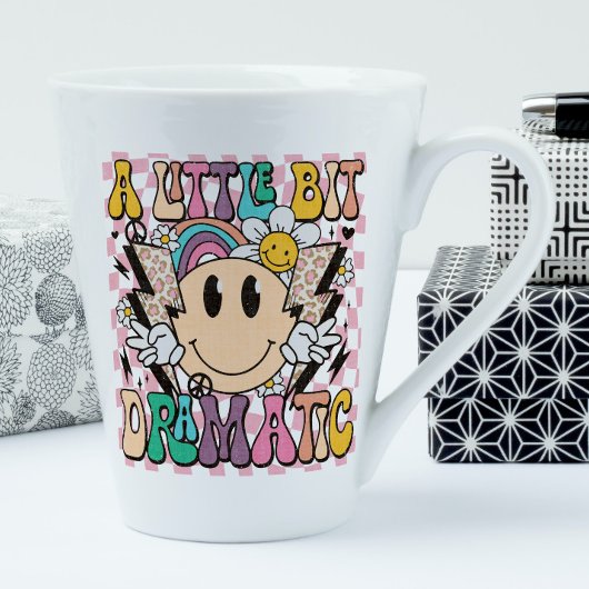 Ein wenig dramatisches, lustiges Groovy-Sprichwort Milchtasse