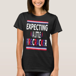 Ein wenig Firecracker Junge Mutter 4. Juli pro Jah T-Shirt