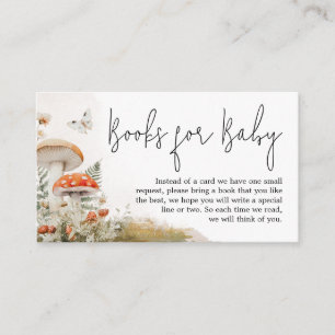 Ein wenig Fungi verzauberte Pilzbücher für Baby Begleitkarte