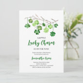 Ein wenig Glückliche Kinderdusche Einladung (Stehend Vorderseite)