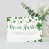 Ein wenig Glückliches Baby Duschkabine Windelwasch Begleitkarte (Stehend Vorderseite)