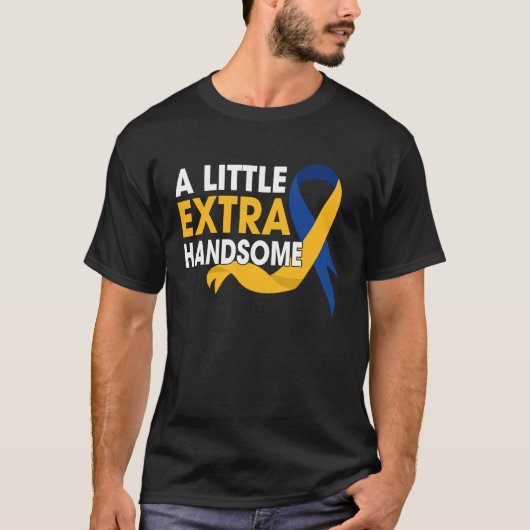Ein wenig handliches Down-Syndrom T-Shirt (Vorderseite)