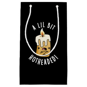 Ein wenig heiß gehauene sonnige Kerze Puff Dark BG Kleine Geschenktüte