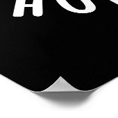 Ein wenig heiß gehauene sonnige Kerze Puff Dark BG Poster (Ecke)